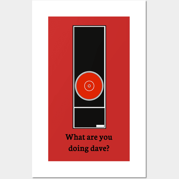 hal 9000 Wall Art by paintchips